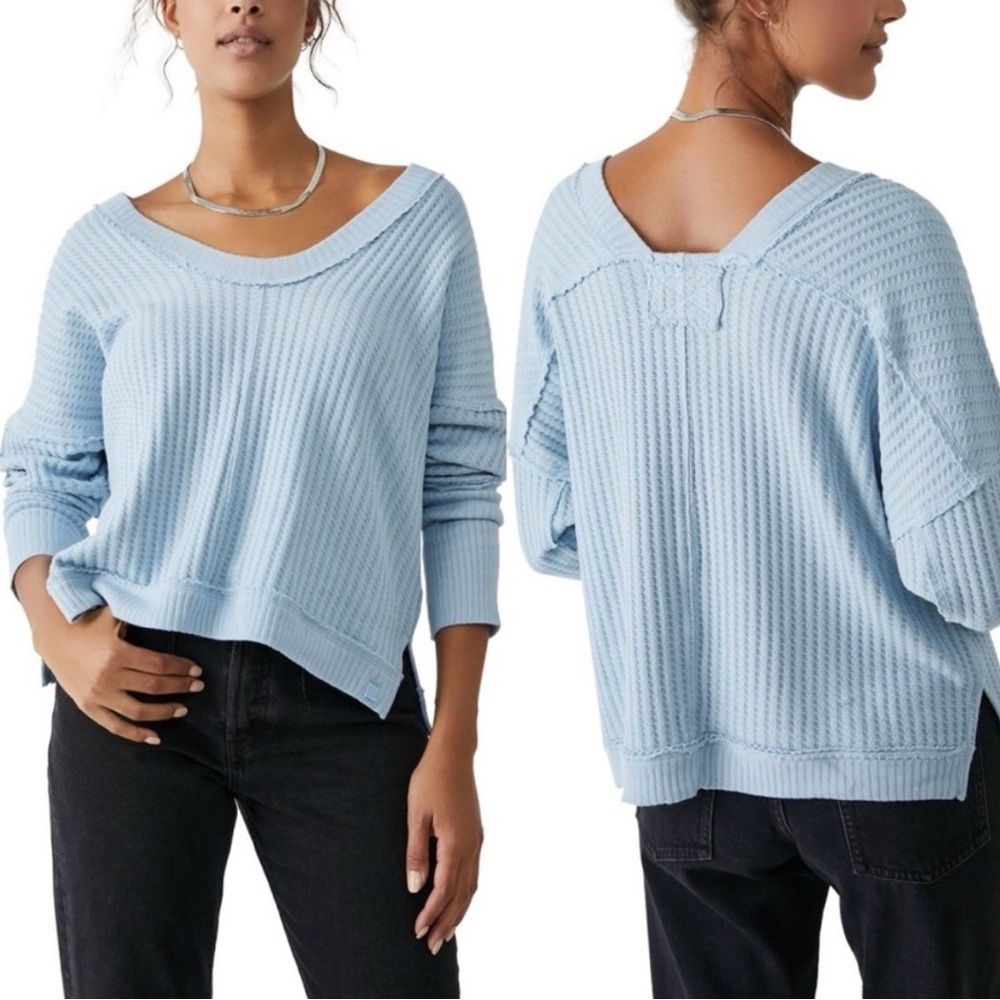 Free People New Magic Thermal Top - Picture 1 of 11